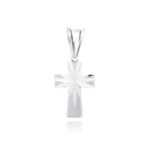 Cruciulita argint pandantiv DiAmanti K0236R-DIA (Argint 925‰ 0,95 g.)